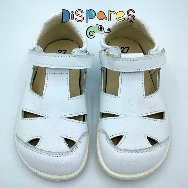 DISPARES SANDALA BLANCA PIEL