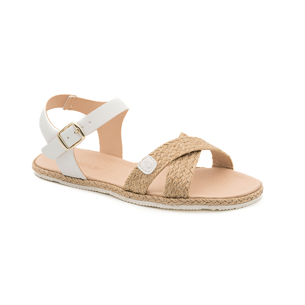 Sandalias Coqueflex Yute Blanca