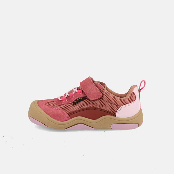 Zapatillas barefoot Blanditos Apolo Rosa Waterproof impermeables para niños y niñas, tallas 26-35